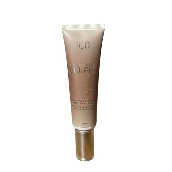 PARTIAL 90% Pur Bronze Your Selfie Liquid Bronzer 1.7 OZ / 50 ML Full Size - Picture 1 of 2